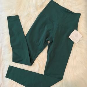 Beyond Yoga High Waist Green Yoga Pants Leggings